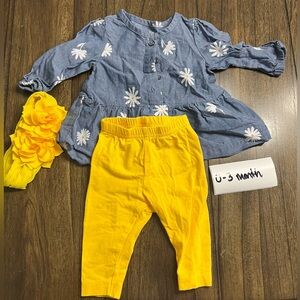 Carters - Just for one 3-piece outfit - 0-3 month